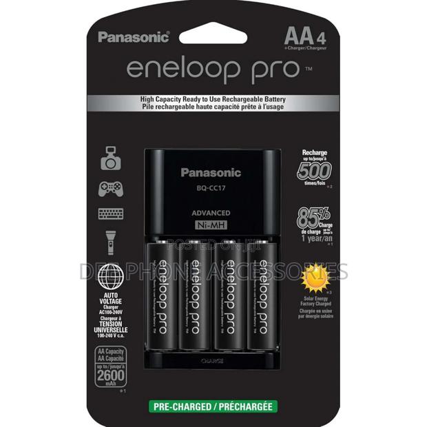 Eneloop Pro 4 Aa + Charger Rechargeable Battery