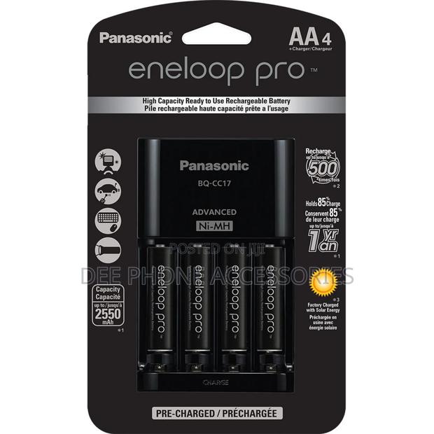 Eneloop Pro 4 Aa + Charger Rechargeable Battery - thumbnail 3