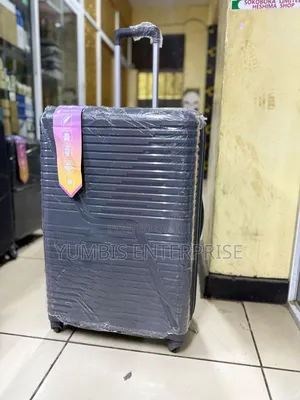 Large Dark Grey Rubber Suitcase 1 Pc for 23kgs