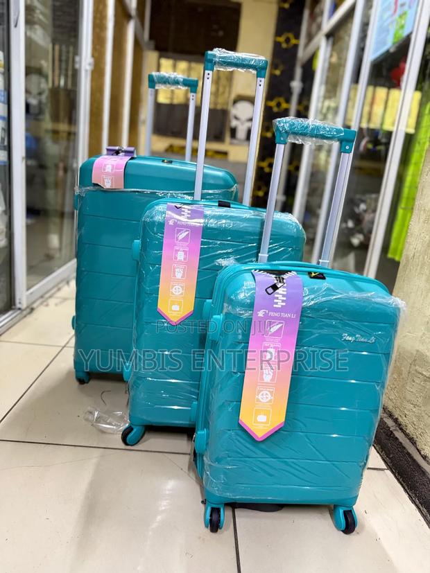 3 in 1 Rubber Unbreakable Suitcase Set at 7000 Size 27/4 at