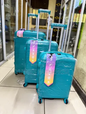 3 in 1 Rubber Unbreakable Suitcase Set at 7000 Size 27/4 at