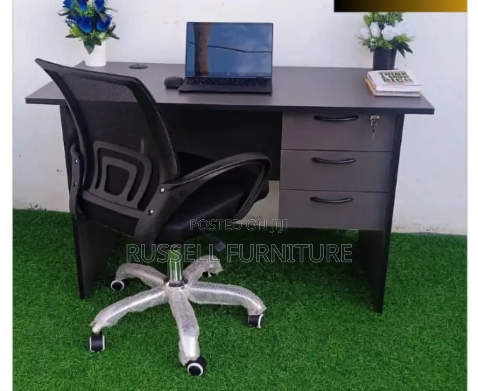 Grey Dark and Mesh Office Chair Available