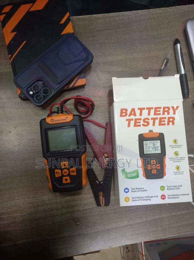 Solar Battery Tester - main view