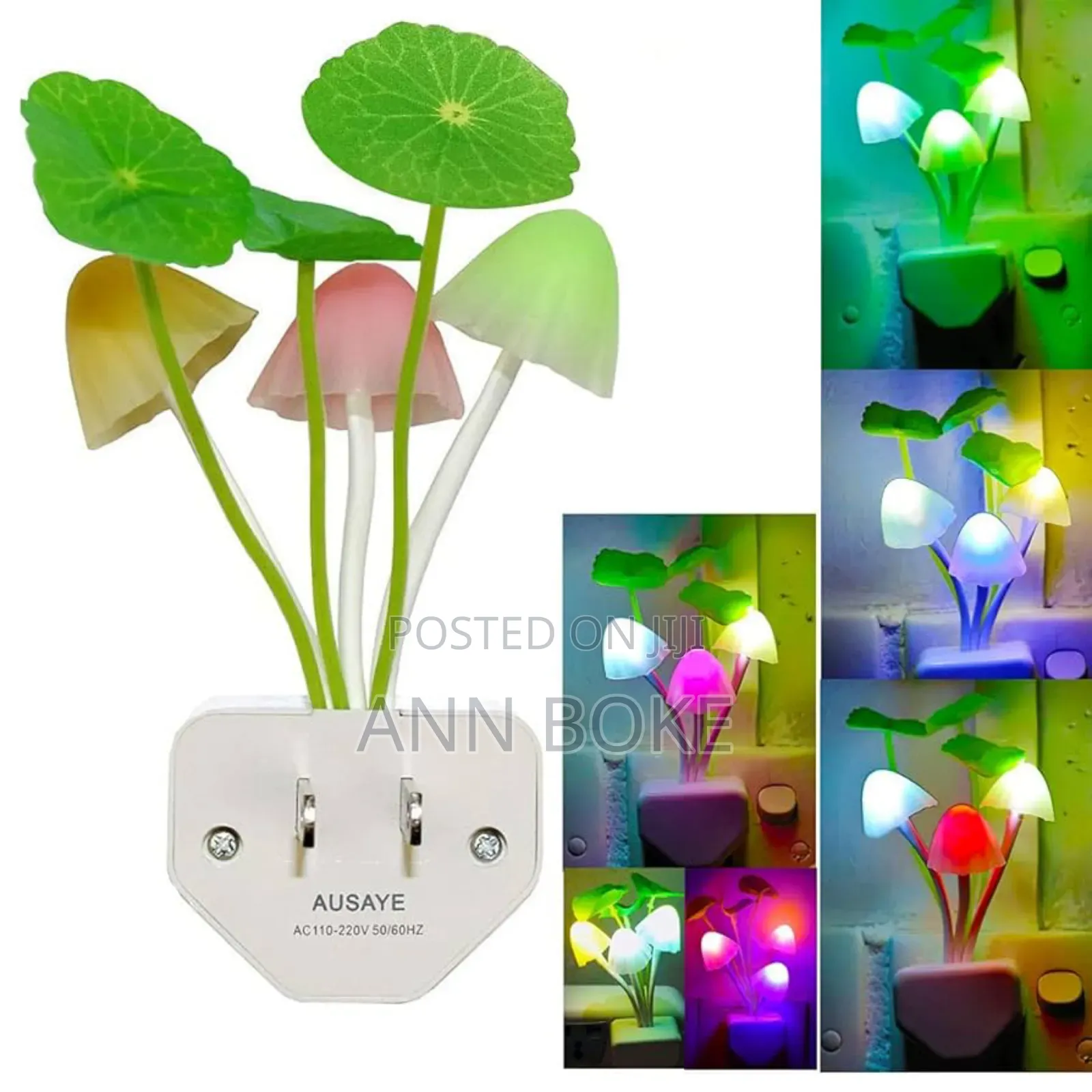 Automatic Glow in the Dark Flower the Wall Night Light