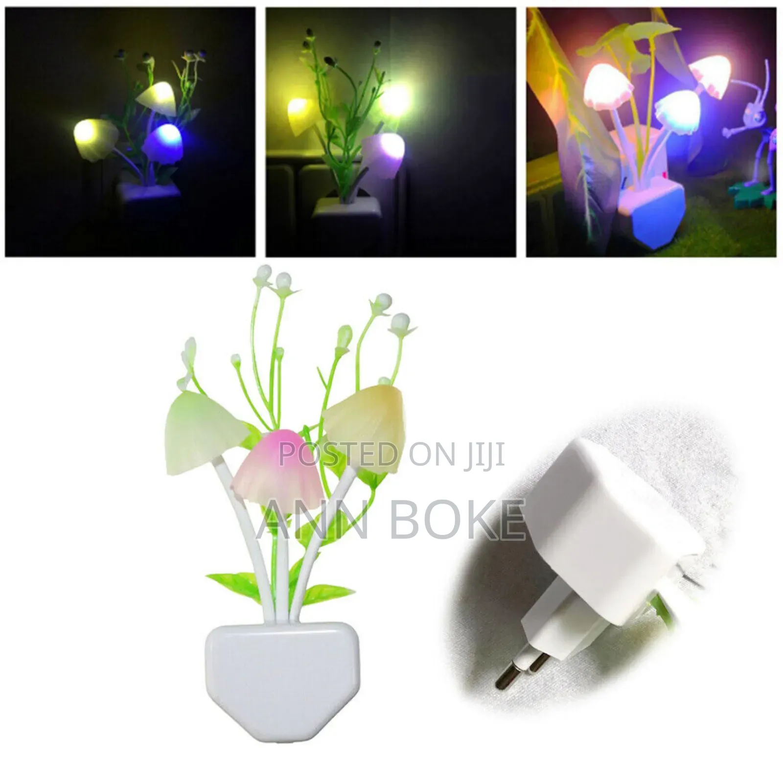 Automatic Glow in the Dark Flower the Wall Night Light