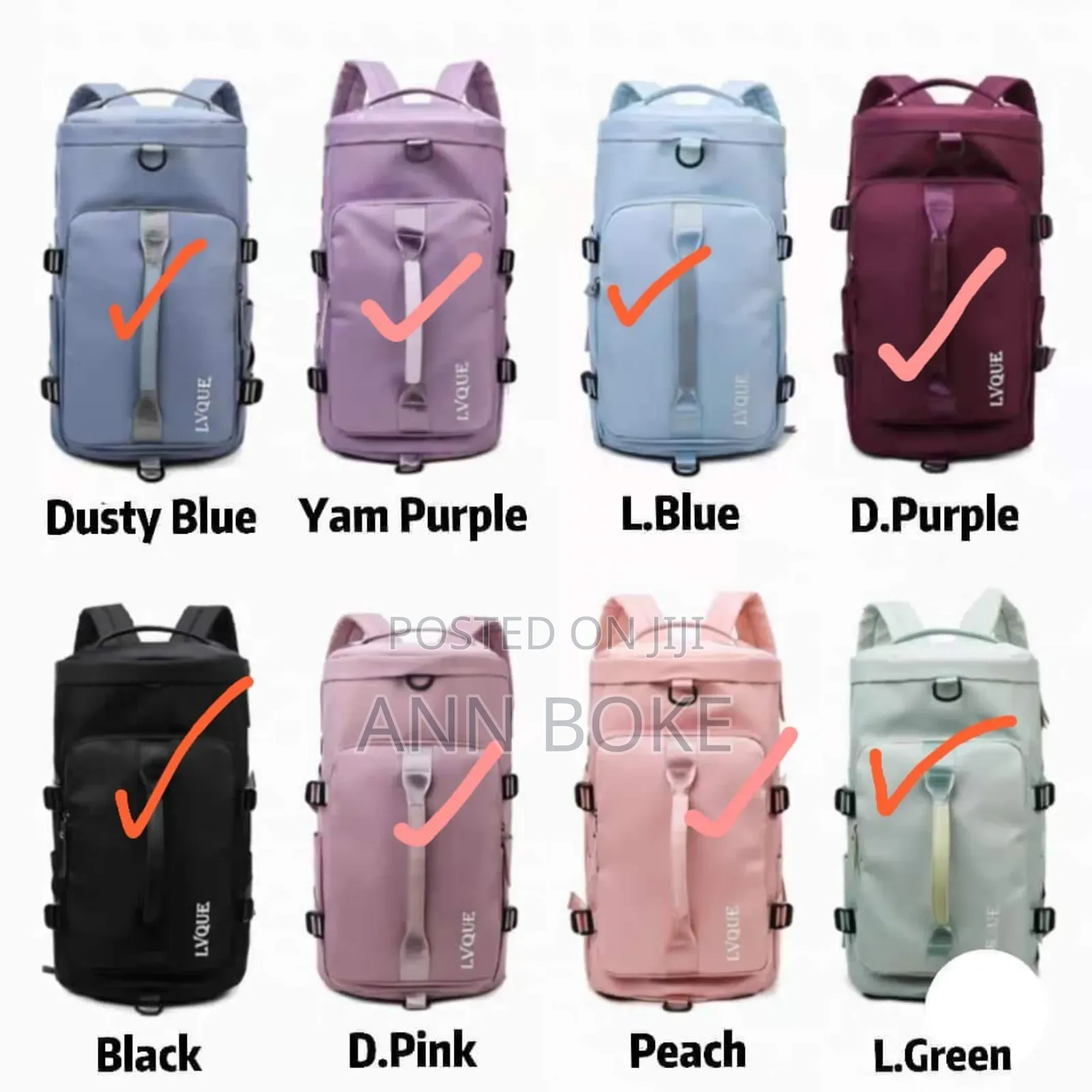 Que Waterproof Multipurpose Bag * Gym Bag~