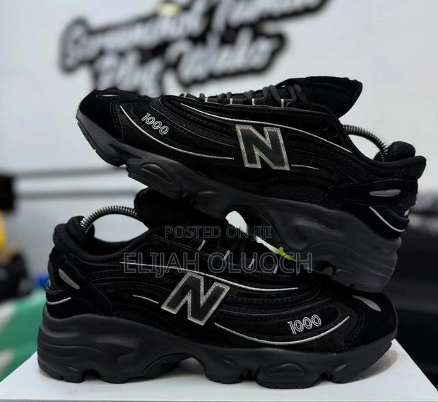New Balance 1000 All Black Original Shoes - thumbnail 3