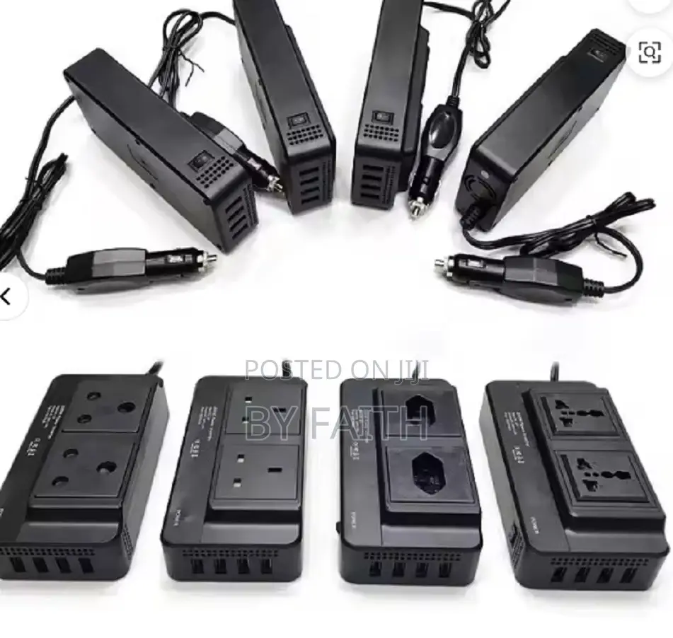 Type C Car Inverter 200w Dc to Ac.
