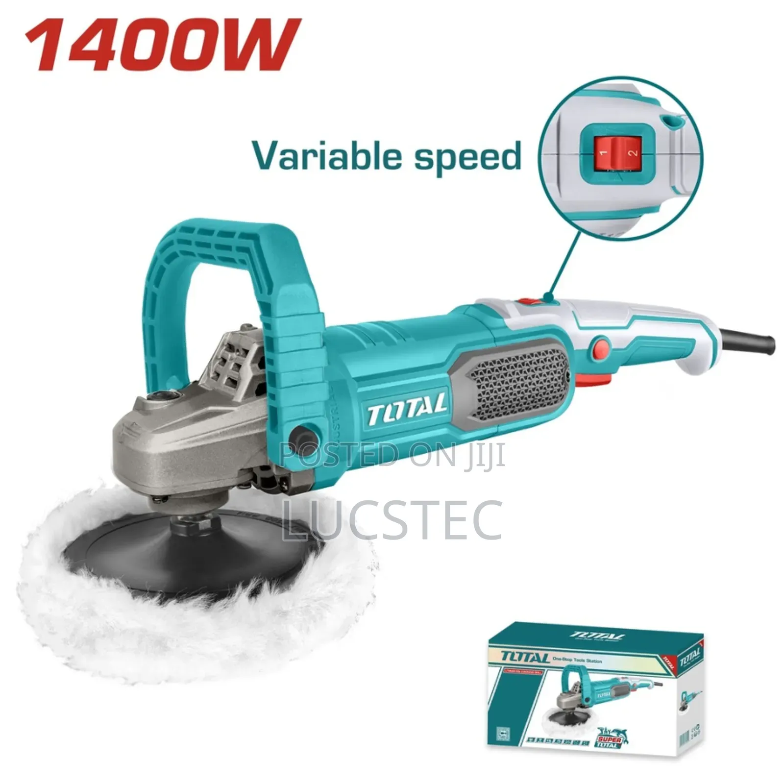 Total 1400w Variable Speed Polisher