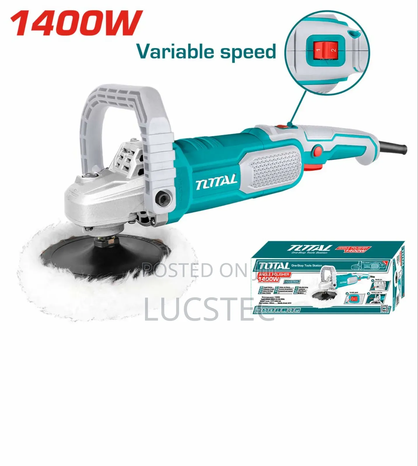 Total 1400w Variable Speed Polisher