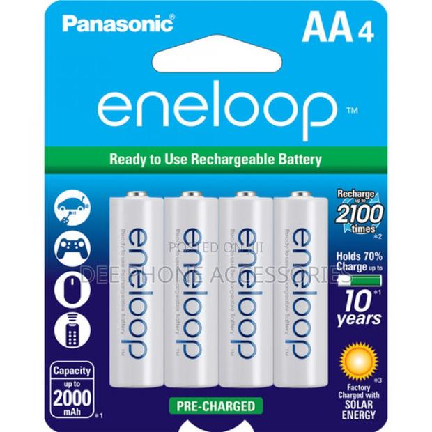 Eneloop 4aa White Rechargeable Batteries - thumbnail 2