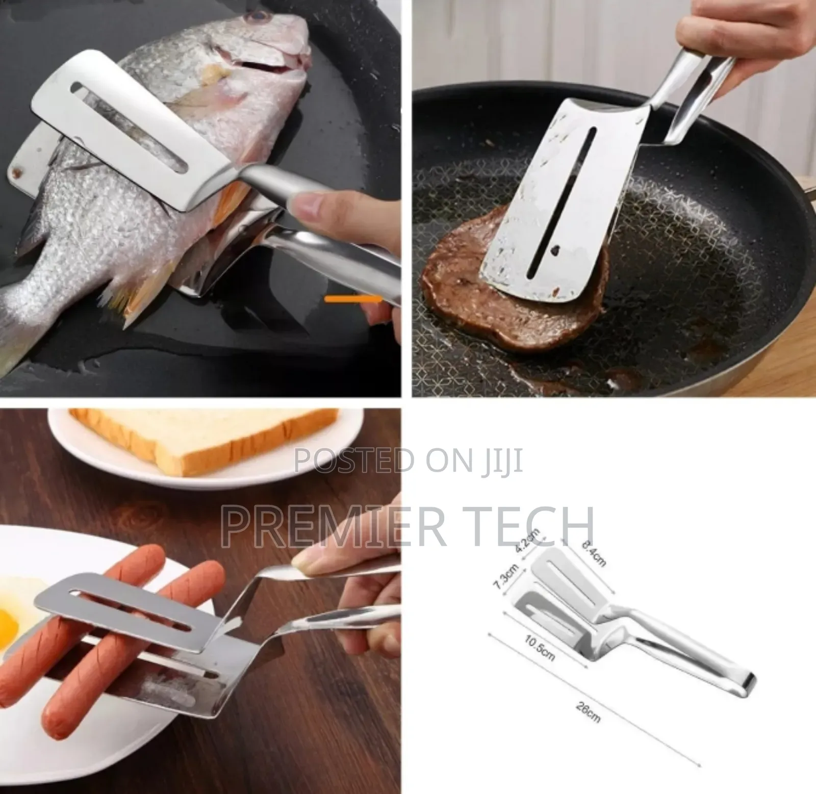 Metallic Food Tongs
