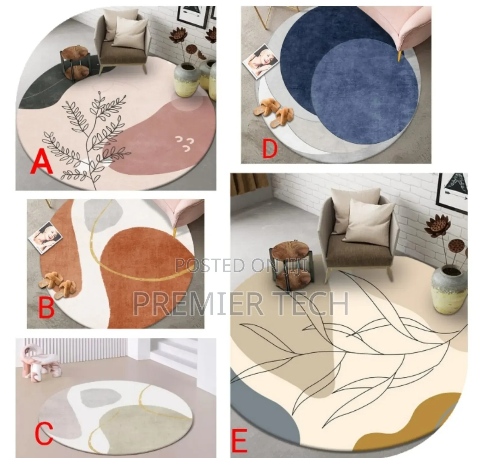 Modern Minimalistic Round Rugs