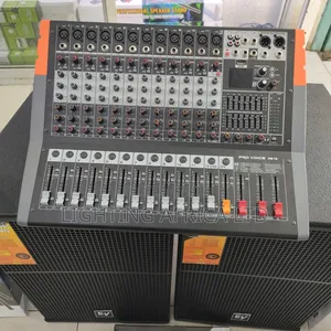 Full Public Address System (12ch Mixer + Ev SPK + Stand)