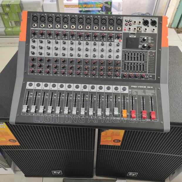 Full Public Address System (12ch Mixer + Ev SPK + Stand) - thumbnail 2