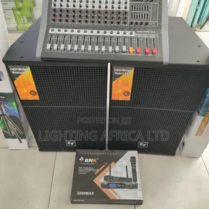 New 12 Channels Sound System -(2)Ev 15" Mid Speaker's - BNK Wireless