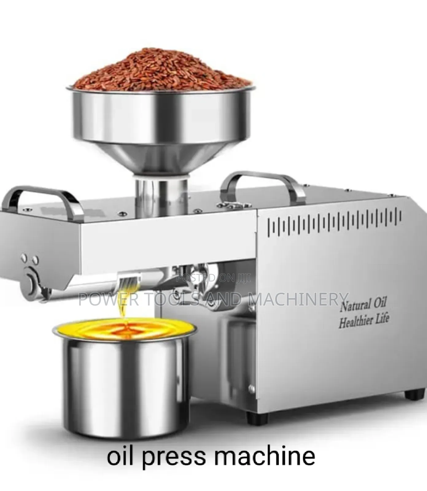 Oil Press Machine / Oil Extractor Machine From Dry Seeds