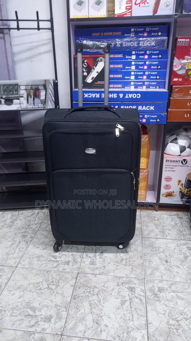 Large Fabric Suitcase