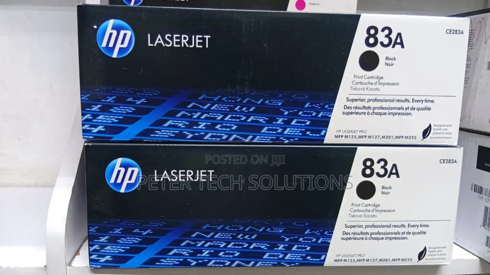 Hp 83a Black Laserjet Toner Cartridge, Cf283a