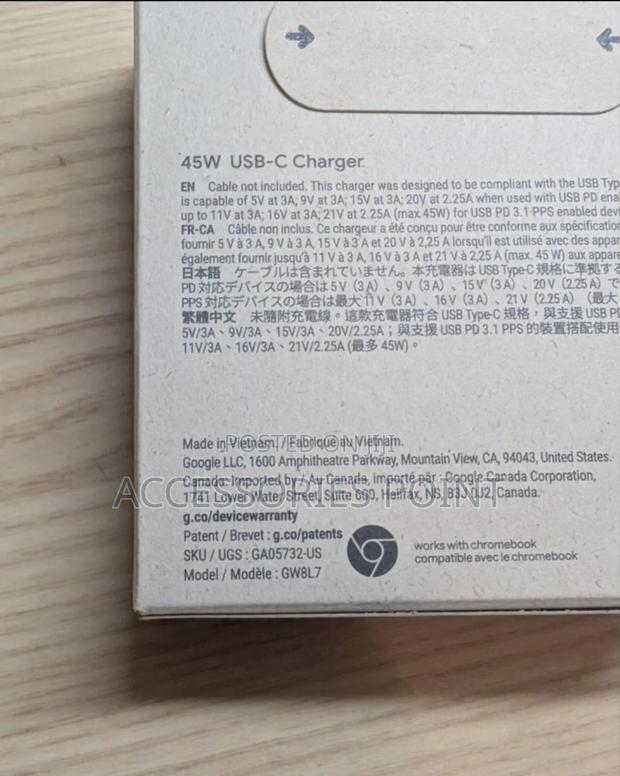 Google Pixel 45w Power Adapter - thumbnail 3