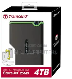 Transcend External HDD 4tb - Iron Grey - Ts4tsj25m3s