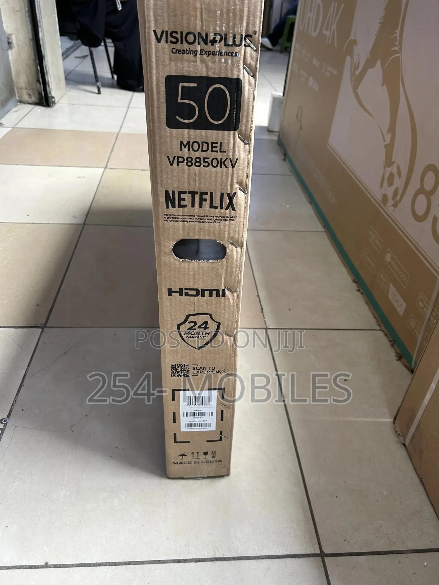 Vision Vp8850kv F-Less v-Os 50 Inch Smart Tv
