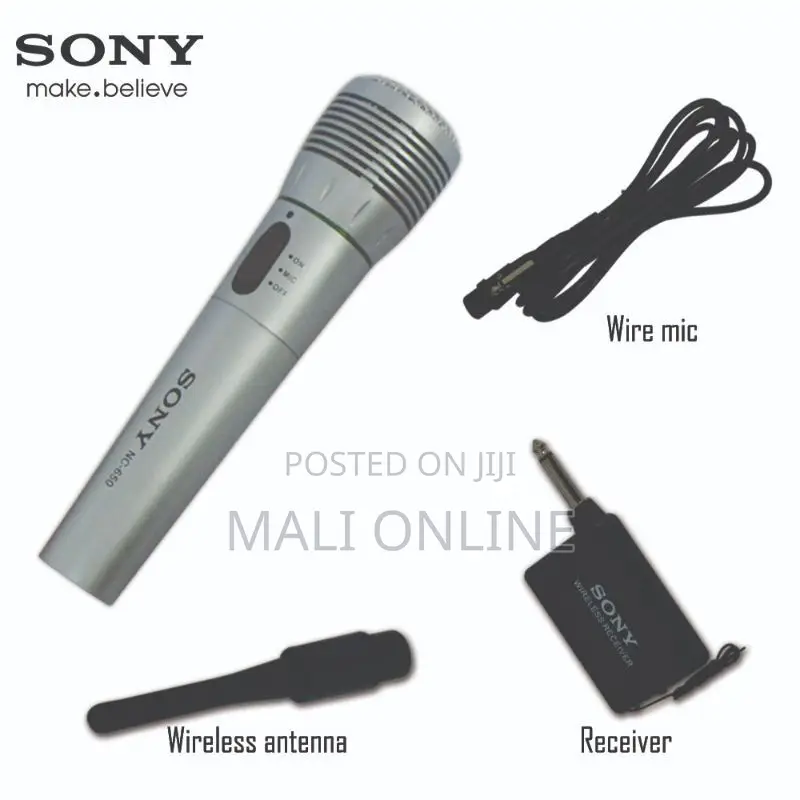Sony Nc650 2-in-1 Wired & Wireless Microphone