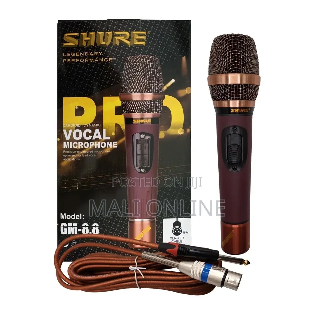 Shure Gm-8.8 Dynamic Vocal Microphone With 5m Cable