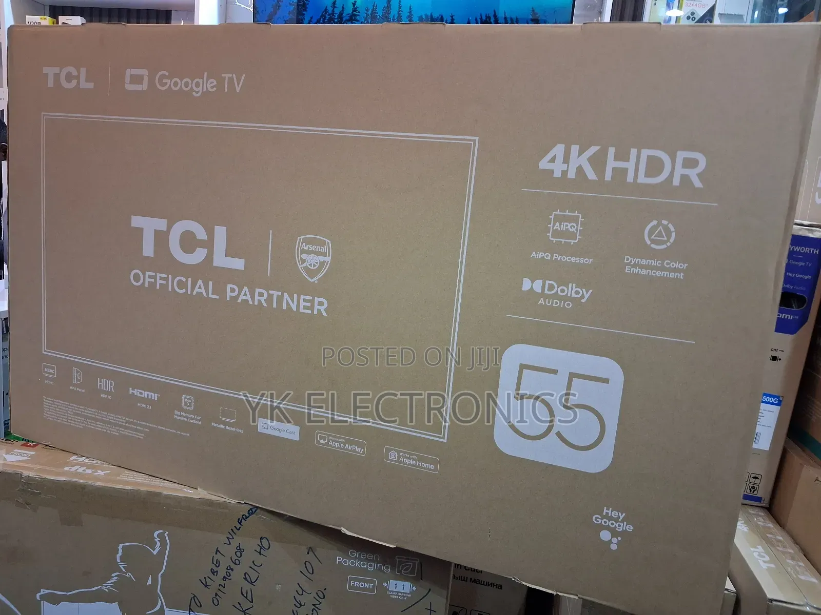 TCL 55 Inch 55p6k Smart Uhd HDR Led TV