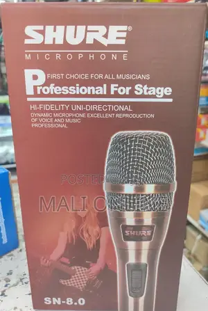 Shure Sn 8.0 Professional Dynamic Vocal Microphone