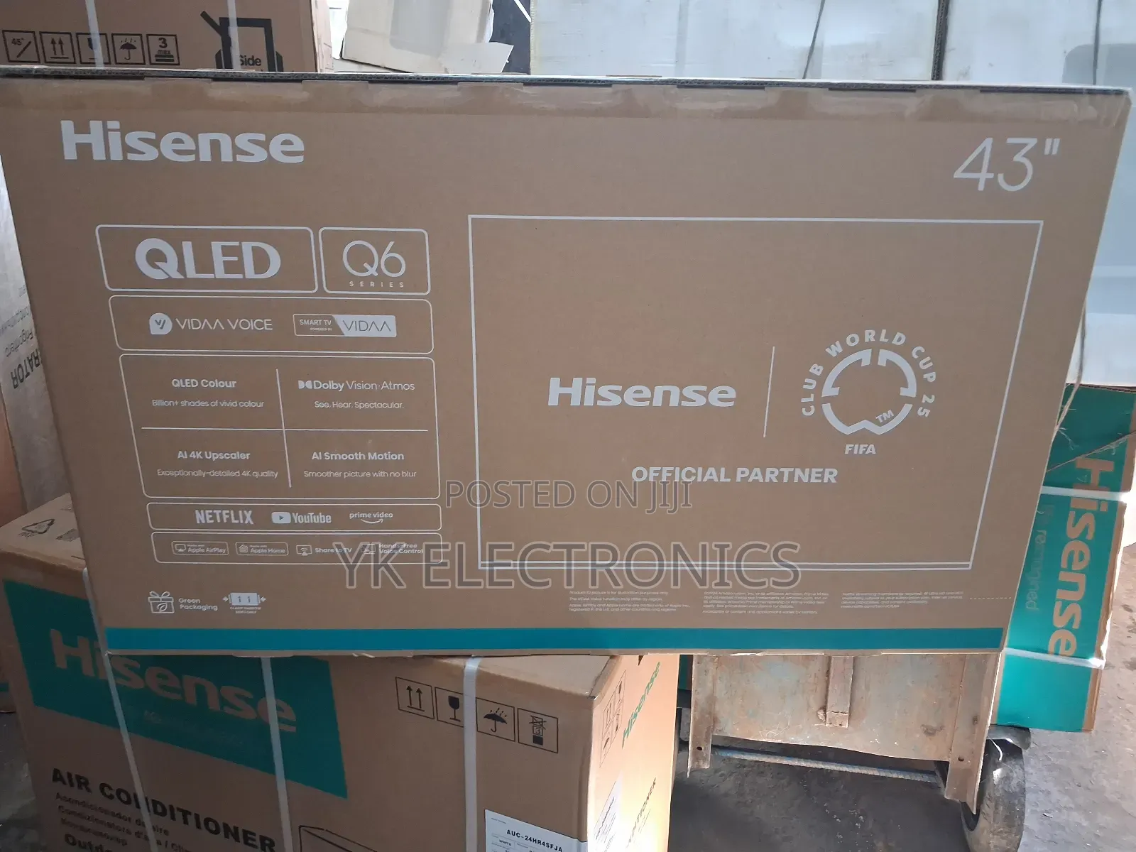 Hisense 43inch Qled TV Vidaa, 43q6qnken