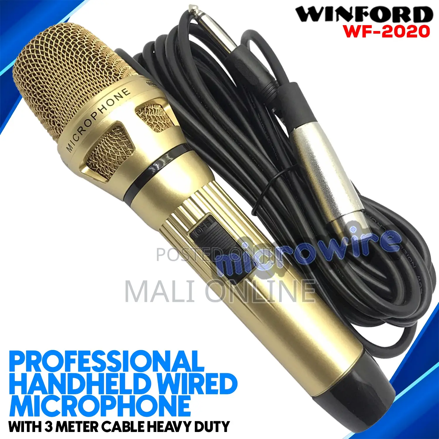 Winford Wf-2020 Professional Wired Handheld Microphone