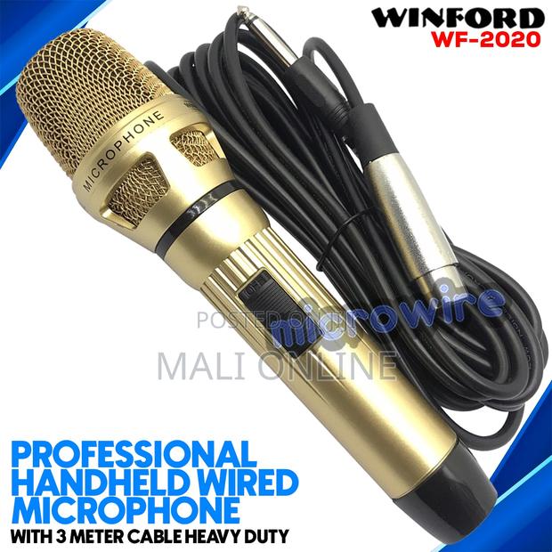 Winford Wf-2020 Professional Wired Handheld Microphone - thumbnail 3