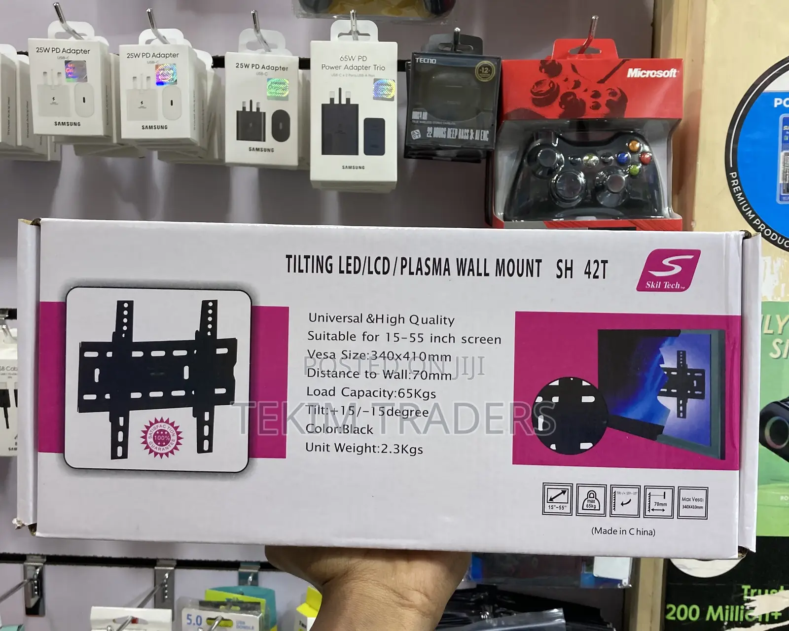 Tilting Wall Mount for 15–55” Led LCD TVS