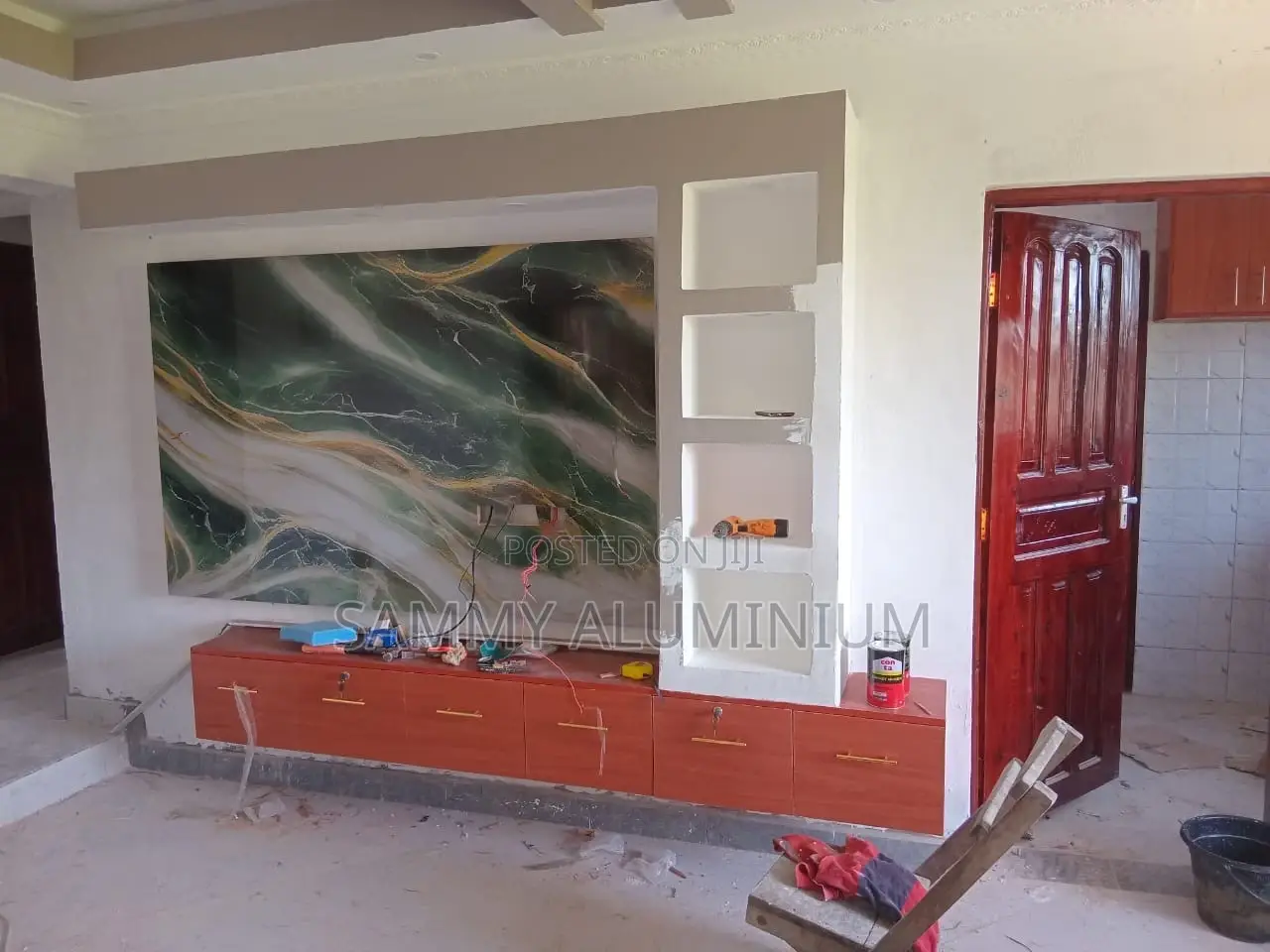 Gypsum Tv Cabinet