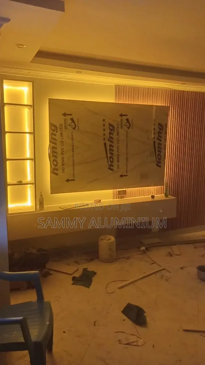 Gypsum Tv Cabinet