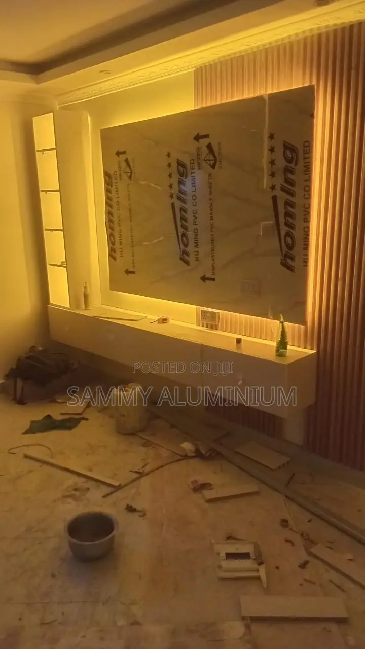 Gypsum Tv Cabinet