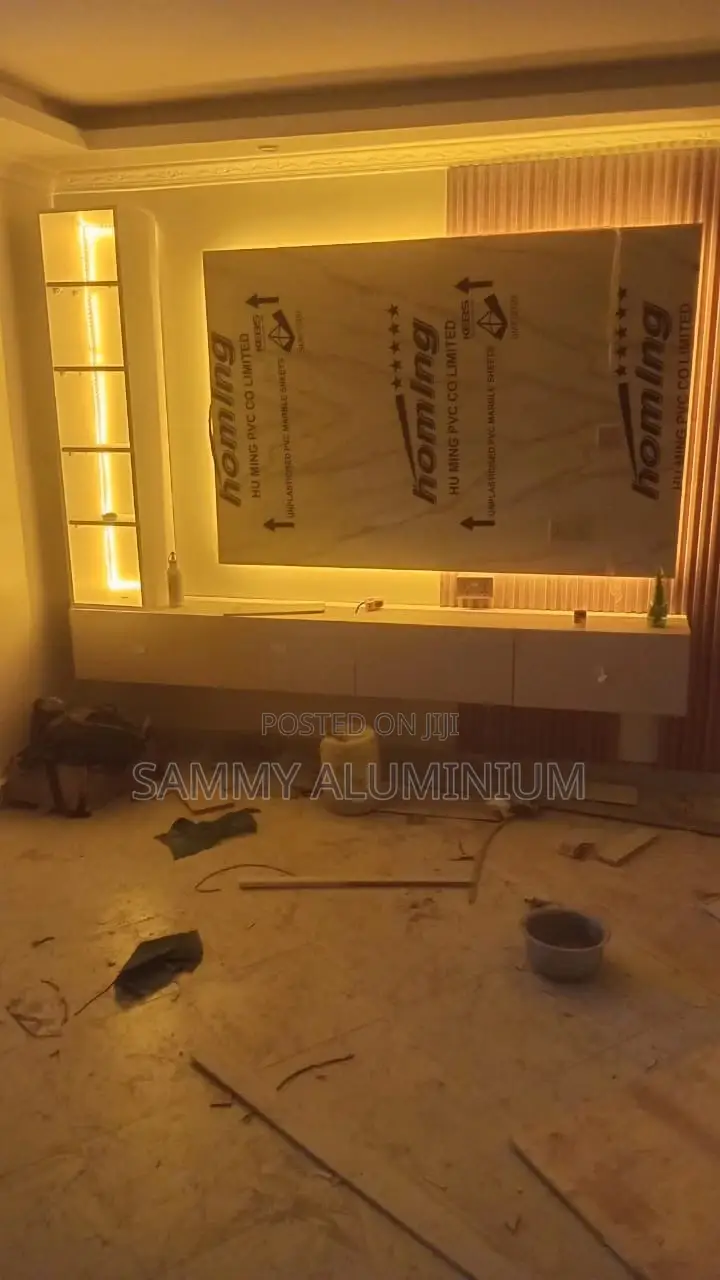 Gypsum Tv Cabinet