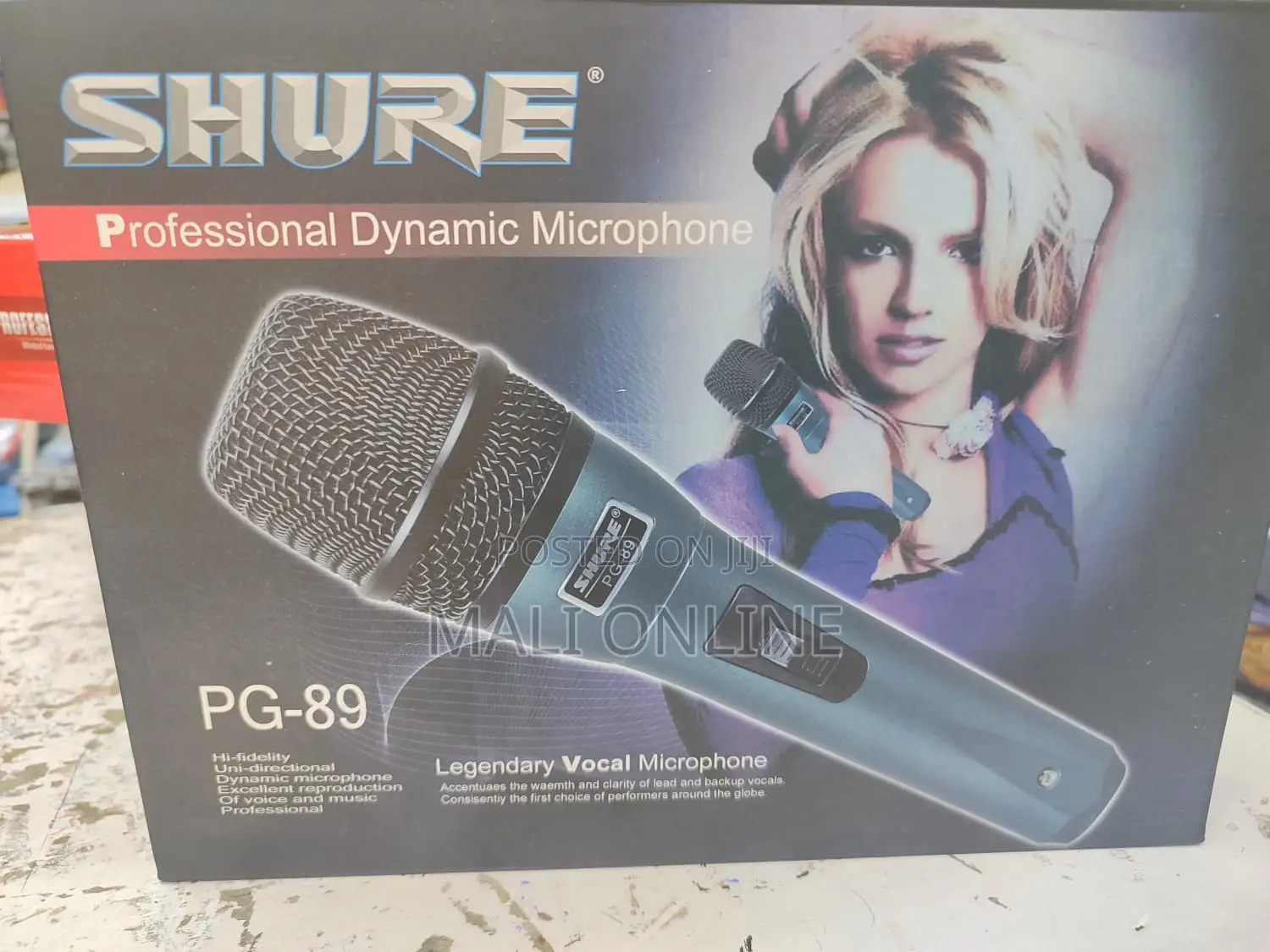 Shure Pg-89 Professional Dynamic Cardioid Microphone Corded