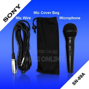 Sony Sn-89a Uni-directional Dynamic Vocal Microphone Wired