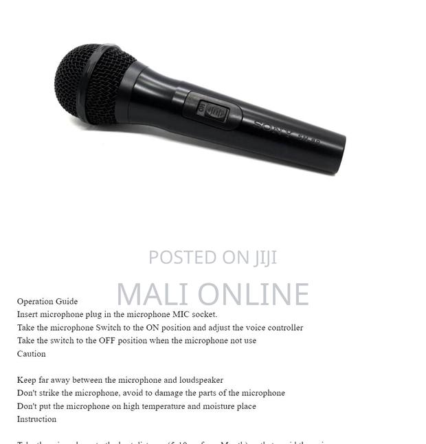 Sony Sn-89a Uni-directional Dynamic Vocal Microphone Wired - thumbnail 2