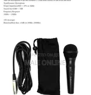Sony Sn-89a Uni-directional Dynamic Vocal Microphone Wired