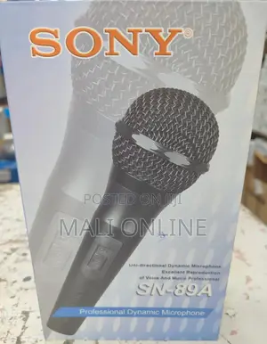 Sony Sn-89a Uni-directional Dynamic Vocal Microphone Wired