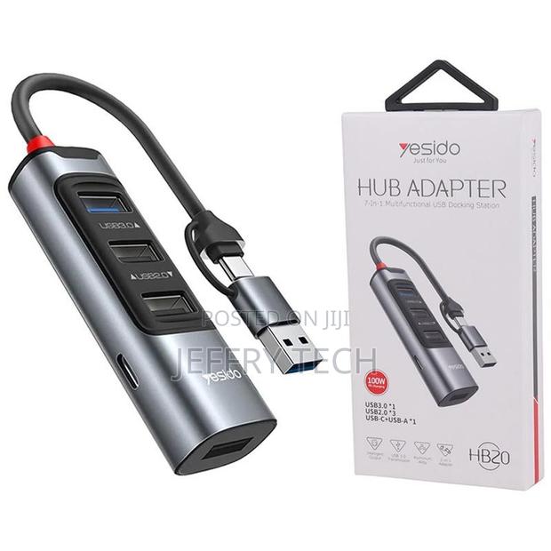 Yesido Hb20 Type-C /Usb 5port Hub