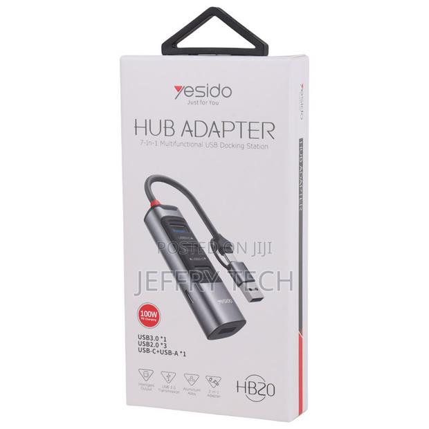 Yesido Hb20 Type-C /Usb 5port Hub - thumbnail 2