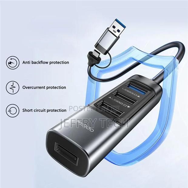Yesido Hb20 Type-C /Usb 5port Hub - thumbnail 4