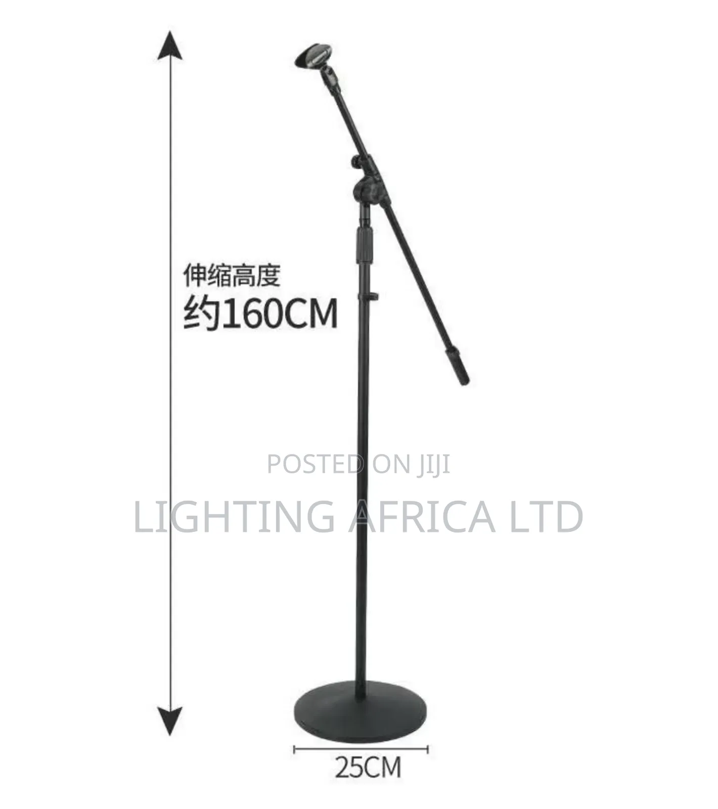 High Quality Bass Microphone Adjustable Metallic Stand