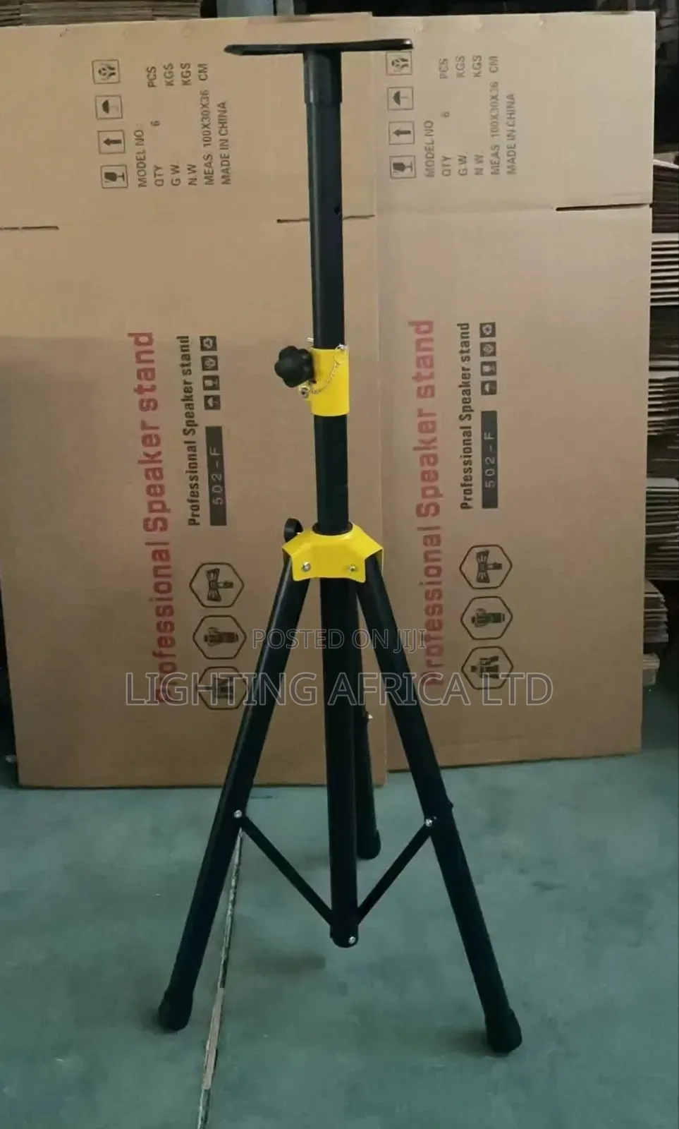 Heavy Gauge Metallic Proffesional Adjustable Speaker Stand