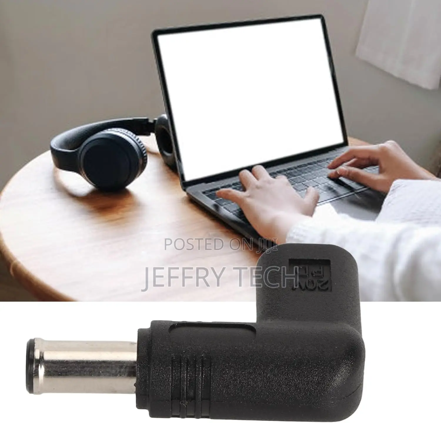 Type C Usb C Female Input to Dc Adapter 6.5x1.4mm 18.5 to 20