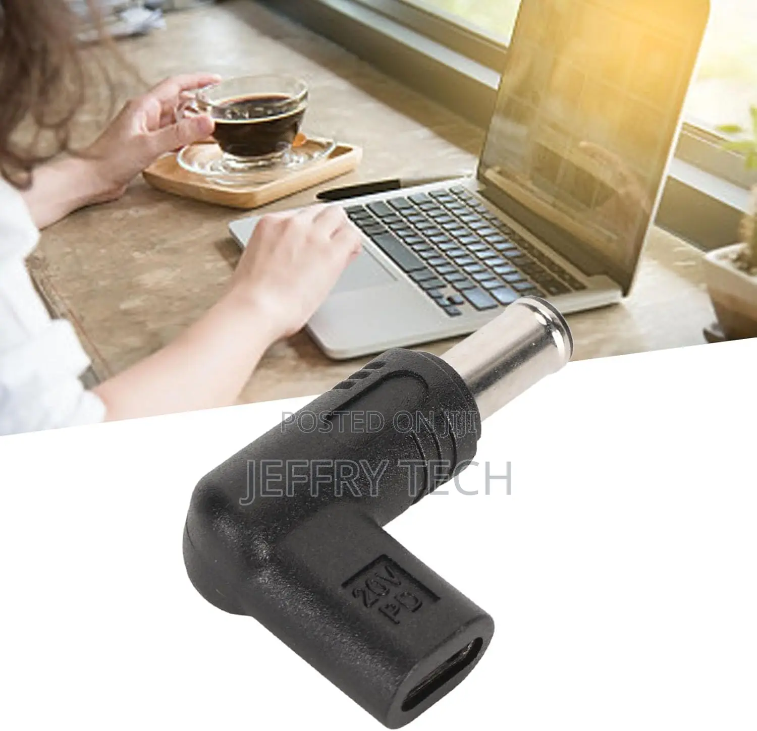 Type C Usb C Female Input to Dc Adapter 6.5x1.4mm 18.5 to 20